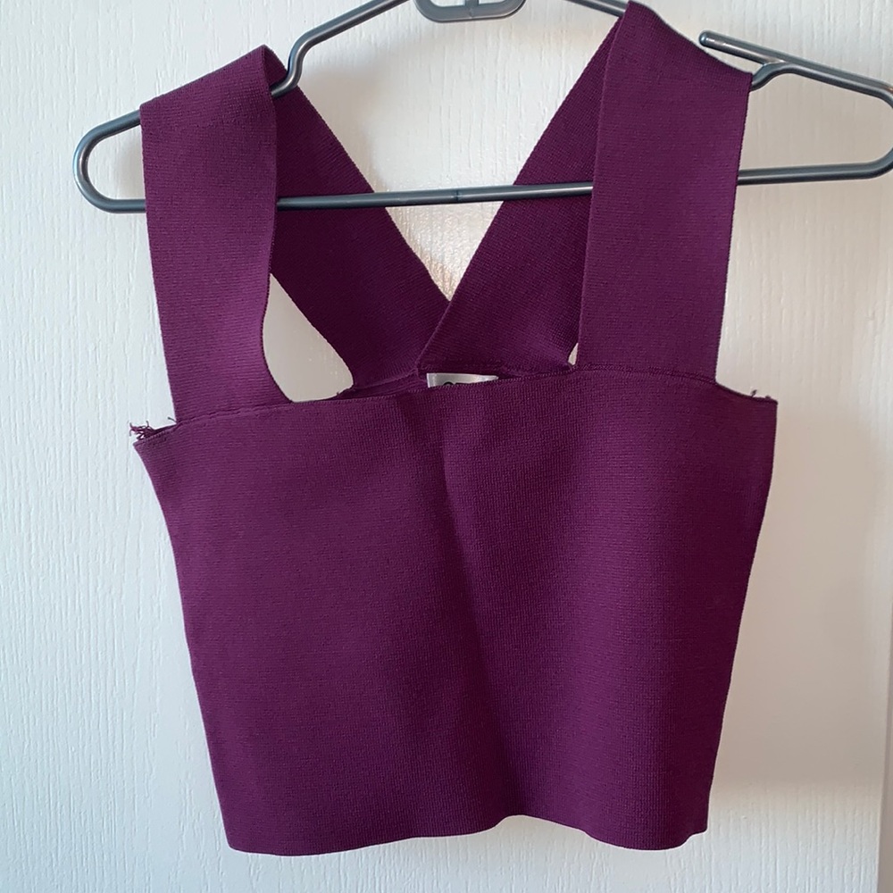 Seek Thick Tank Top - XS - Plum